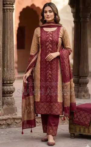 Unstitched Silk Batik Three Piece