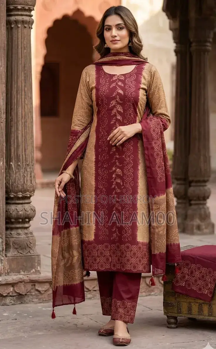 Unstitched Silk Batik Three Piece
