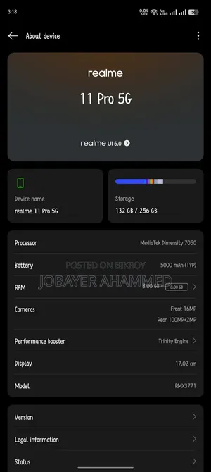Realme 11 Pro 512 GB White