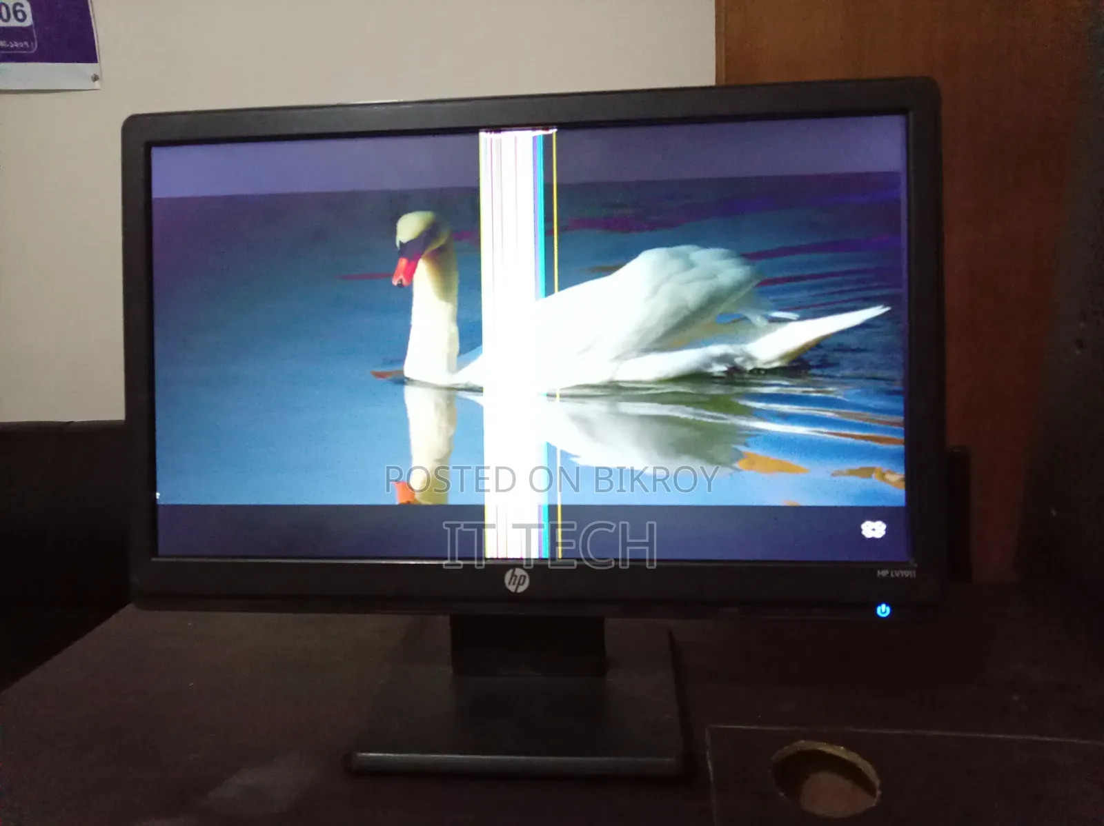 HP 19" Monitor with spot (Budget friendly, perfect for CCTV)