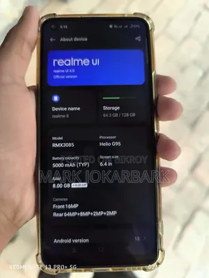Realme 8 5G 128 GB Black