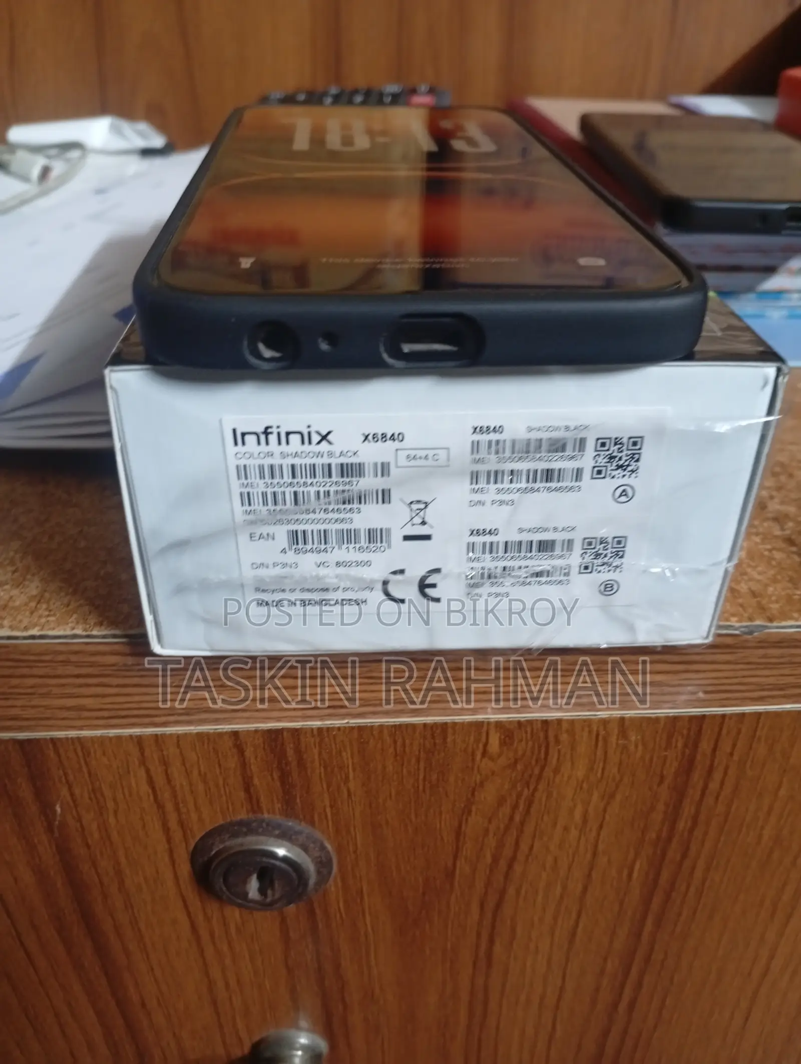 New Infinix Smart 20 64 GB Black