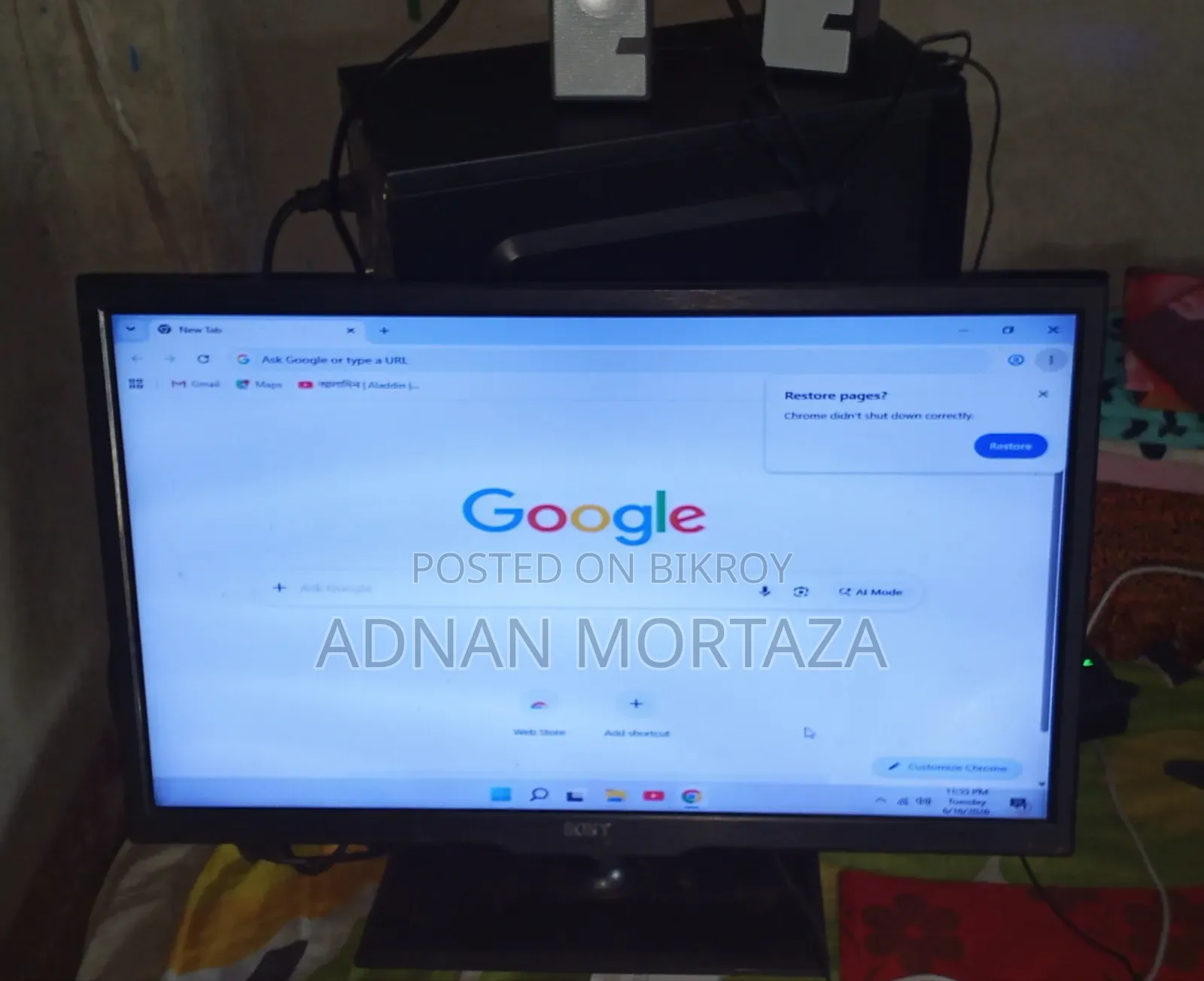 Desktop Computer 4GB Intel Core I7 SSD 500GB