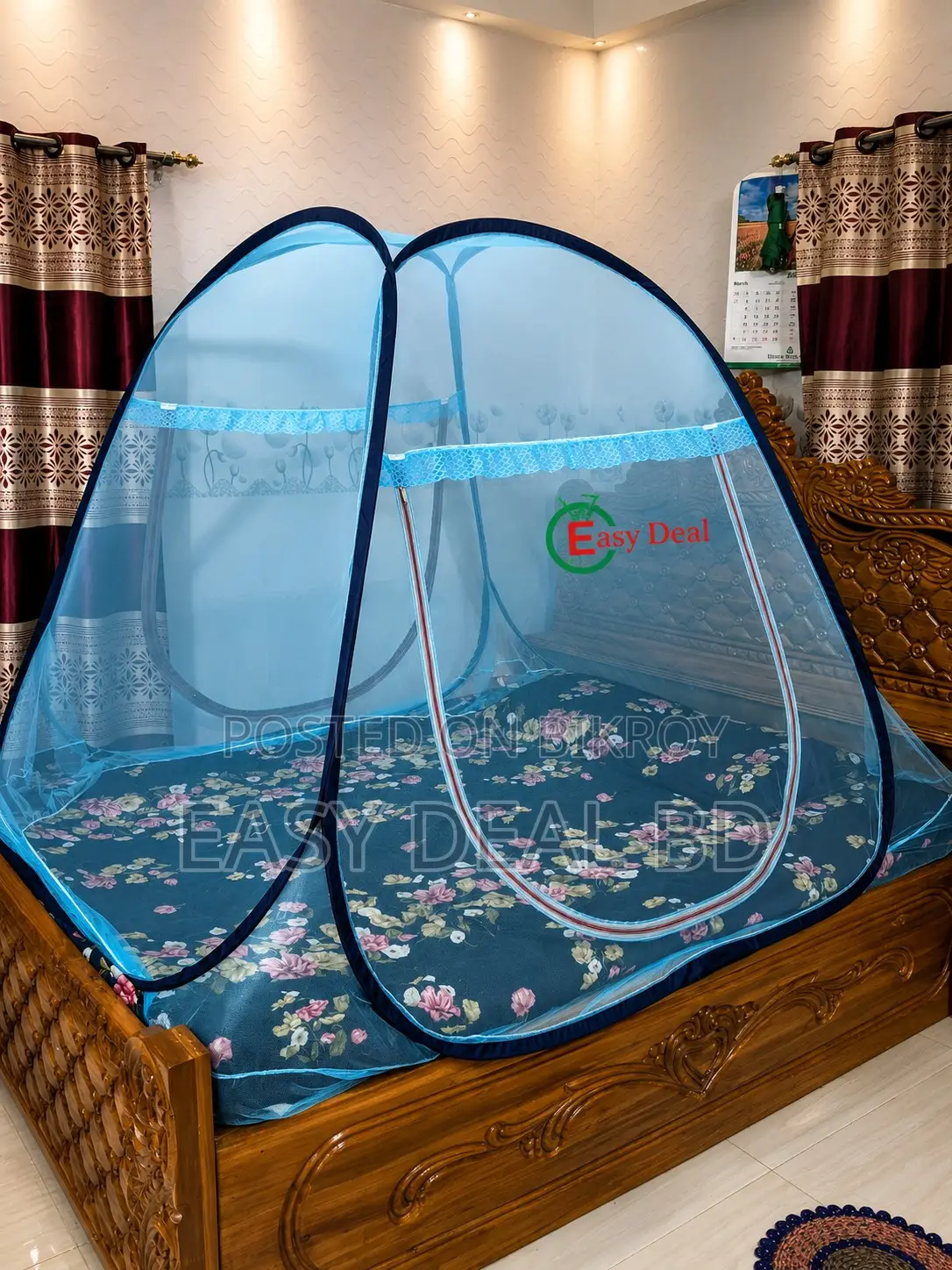 Smart Foldable Double Size Mosquito Net