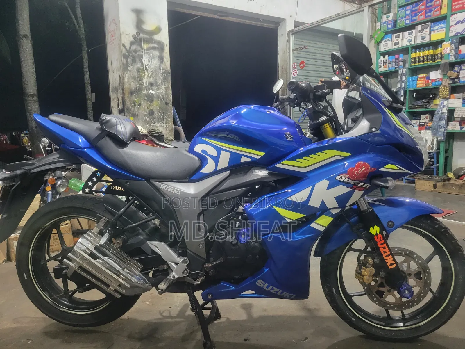 Suzuki Gixxer Monotone 2022 Blue