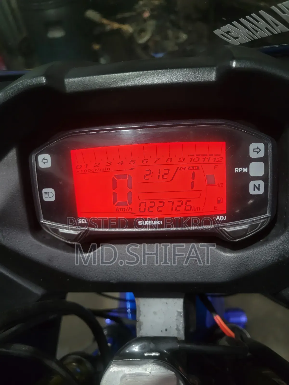 Suzuki Gixxer Monotone 2022 Blue