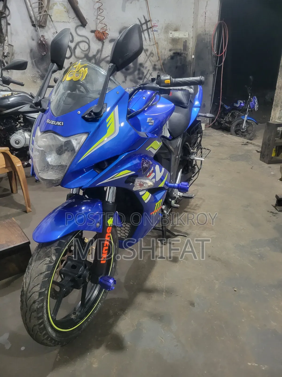 Suzuki Gixxer Monotone 2022 Blue