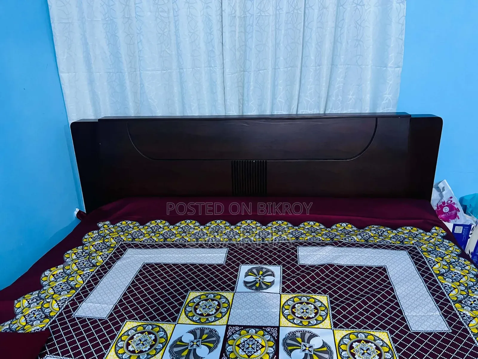 Excellent Malaysian Wood Double Bed (Super Fresh Condition)