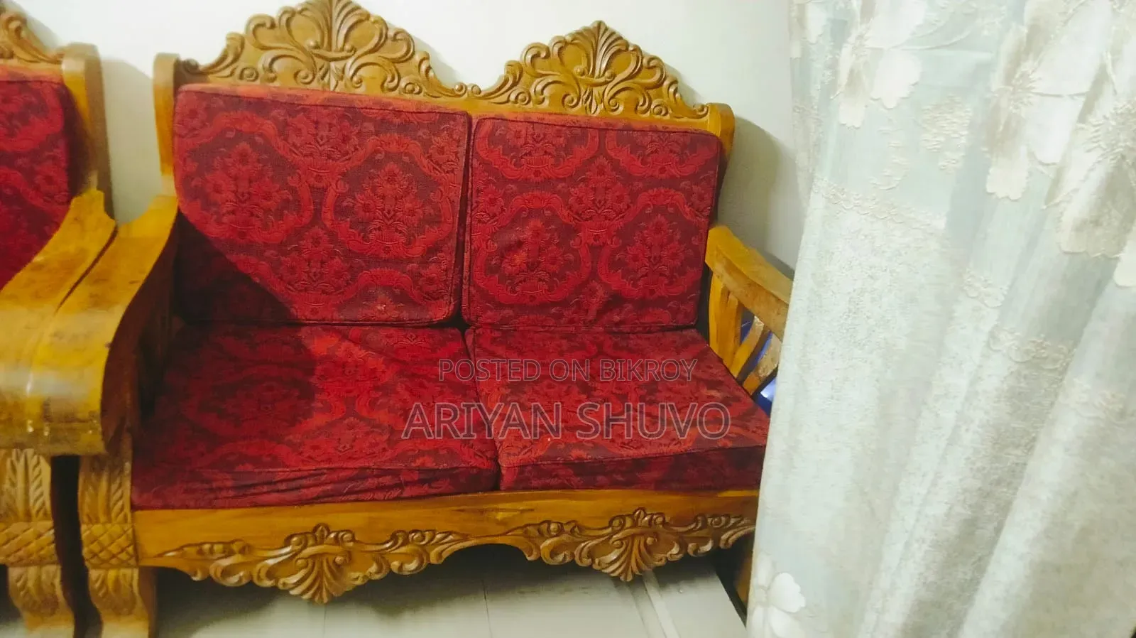 Original Chittagong teak wood sofa, why wait if you want it