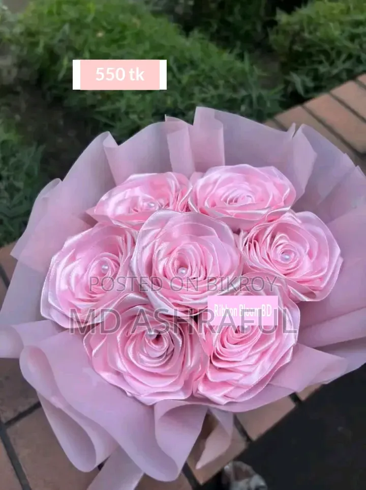 Ribbon Flowers Bouquet