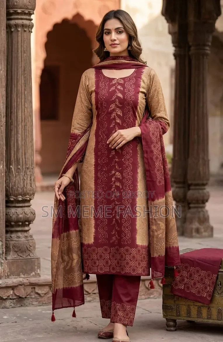 Unstitched Silk Batik Three Piece