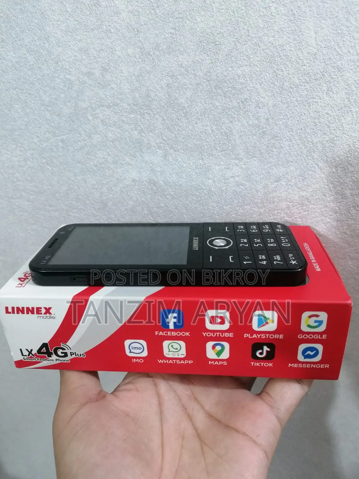 New LINNEX LX 4G Plus 32 GB Black