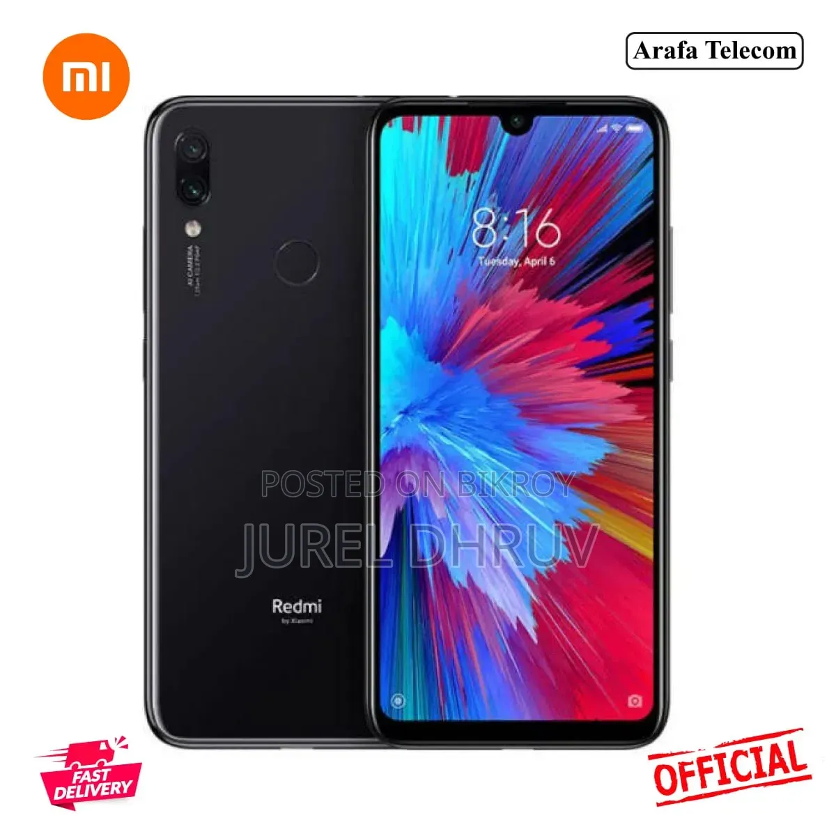 Xiaomi Redmi Note 7 64 GB Black