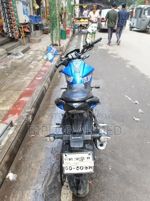 নতুন Suzuki Gixxer Monotone ২০২৩ নীল