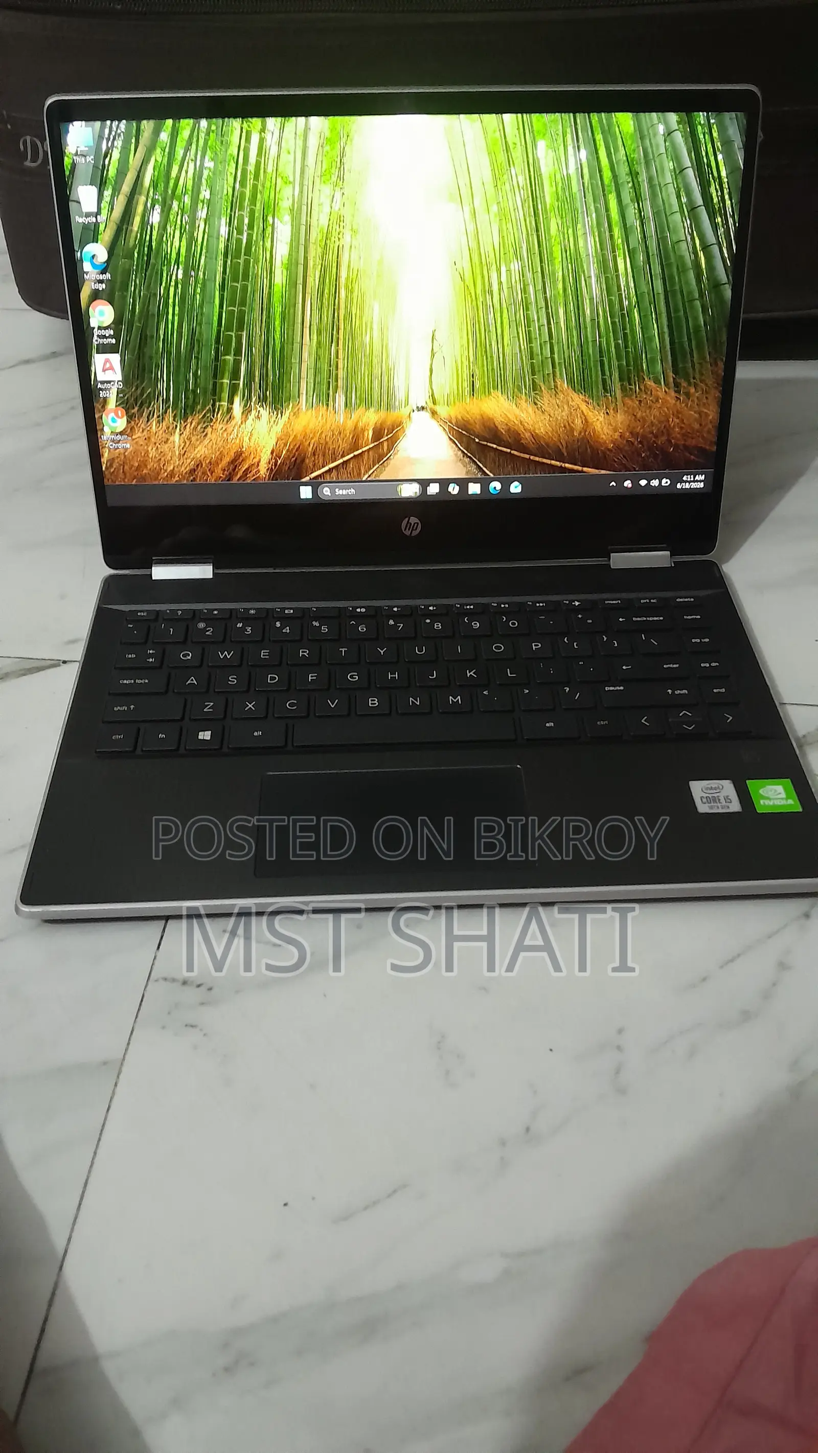 ল্যাপটপ HP 14-Dq2031tg 8GB Intel Core I5 SSD 256GB