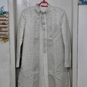 রয়্যাল আইভরি ফ্লোরাল ২ পাট শেরওয়ানি।