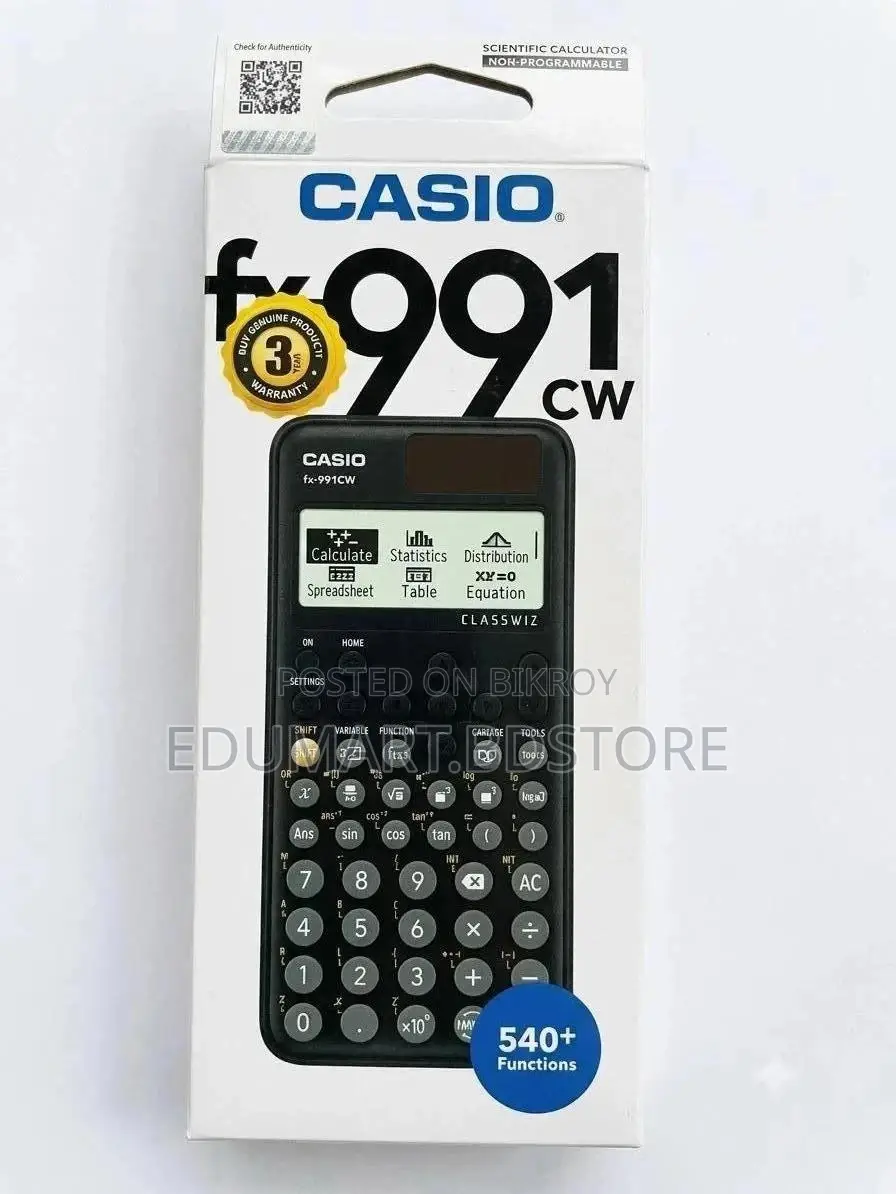 Casio Fx-991cw Scientific Calculator | Original | HSC/SSC Students |