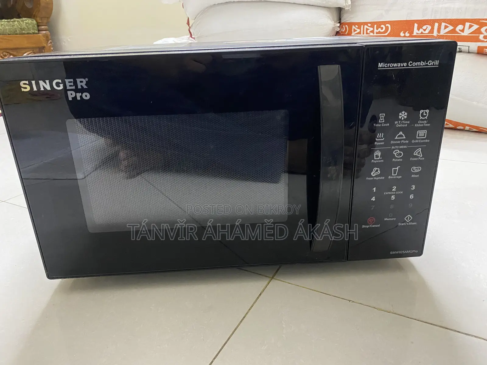 সিঙ্গার প্রো মাইক্রোওয়েভ কম্বি-গ্রিল (SMW925AMGPro)