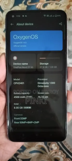 OnePlus Nord 2 5G 128 GB White