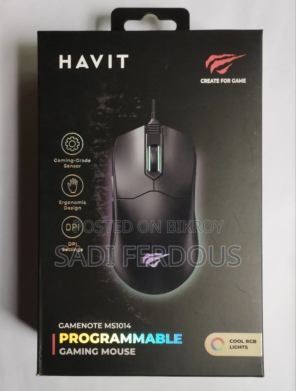 Havit Ms1014 Wired RGB Gaming Mouse