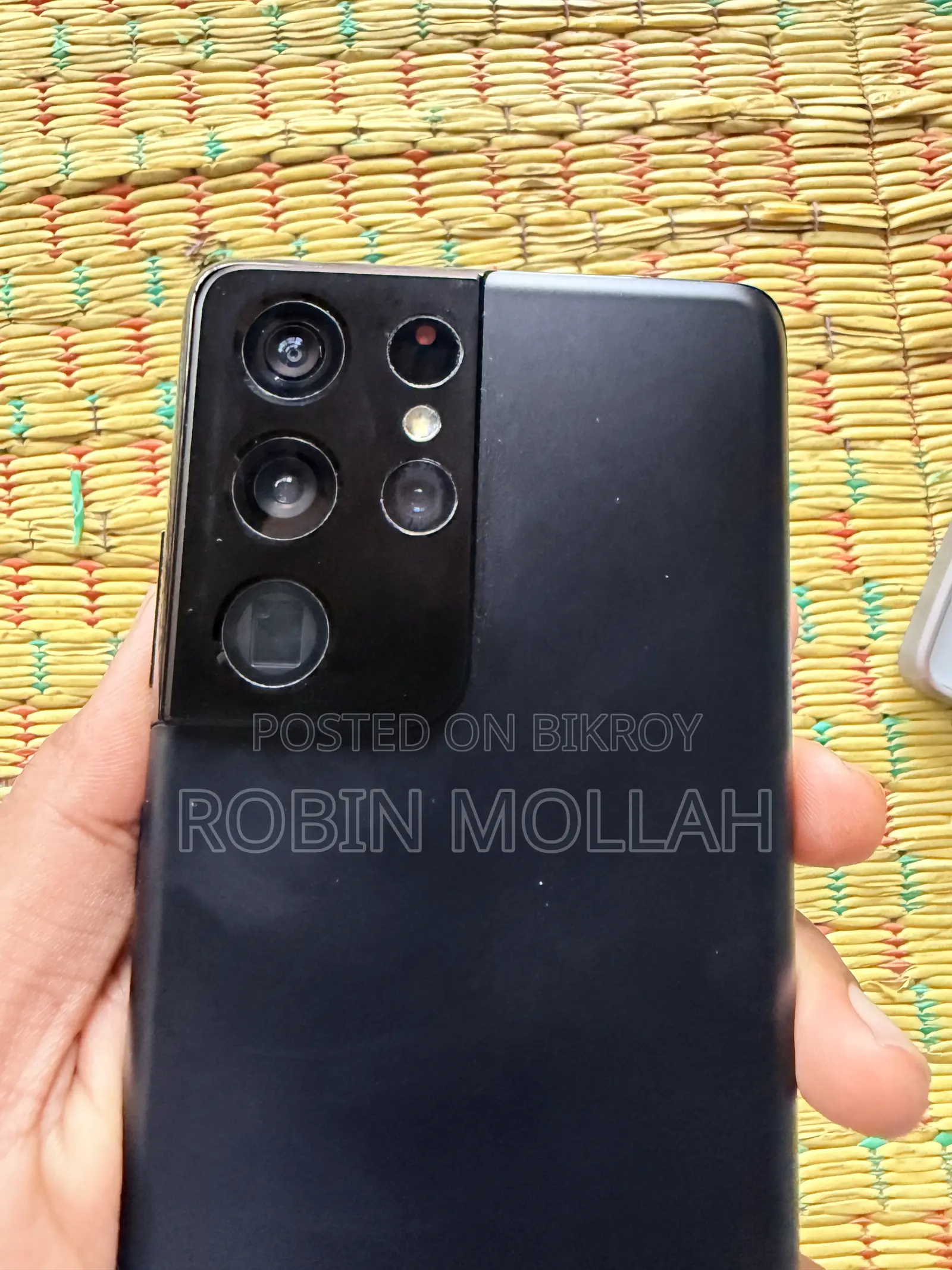 স্যামসাং গ্যালাক্সি এস২১ আল্ট্রা ৫জি ১২৮ জিবি কালো