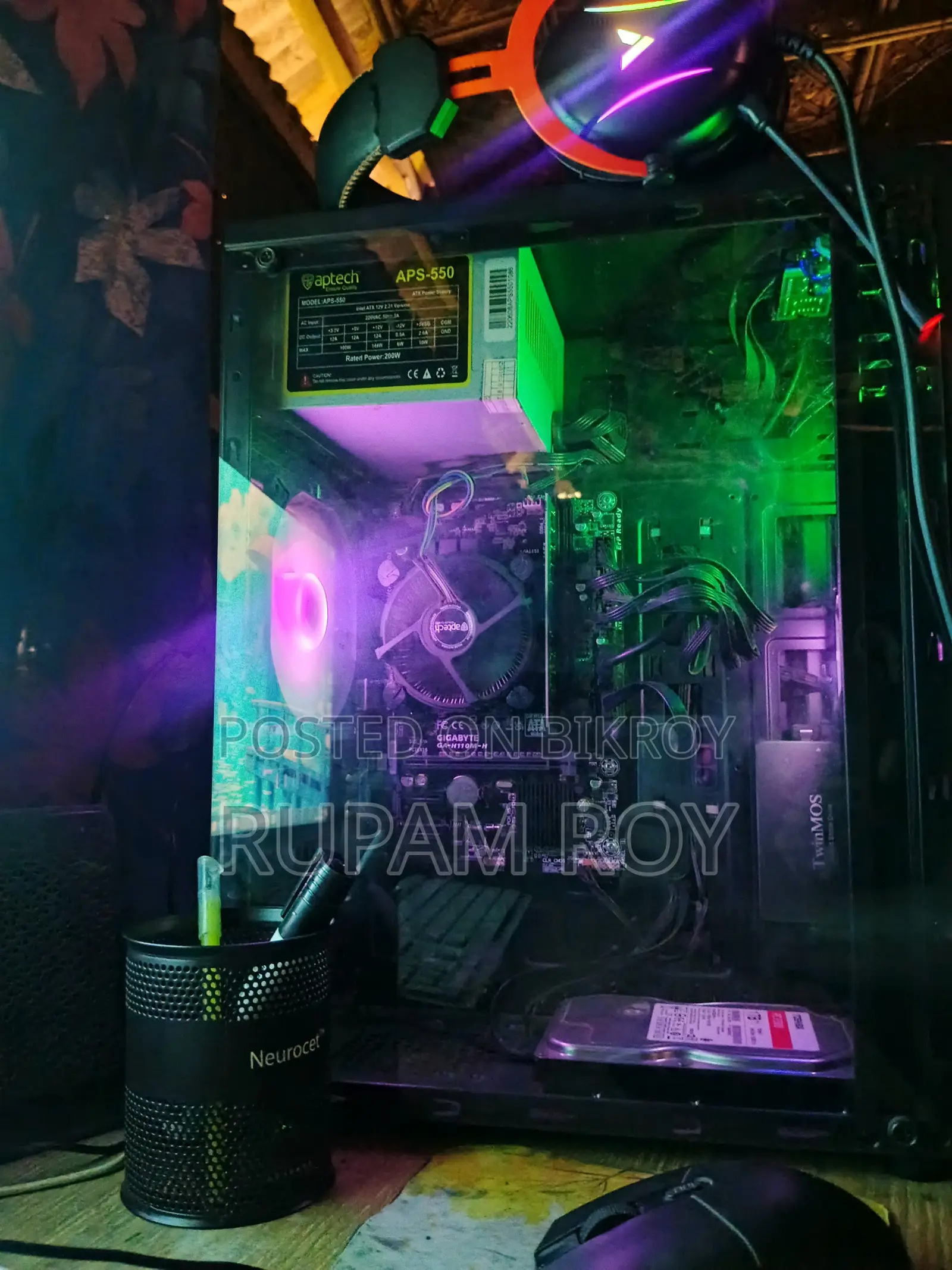 Gigabyte GA-H110MSTX-HD3-ZK 8GB Intel Core I5 SSHD+SSD 1T