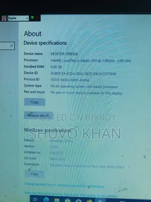 Desktop Computer Gigabyte GA-H110MSTX-HD3-ZK 8GB Intel Core I5 SSD 1T