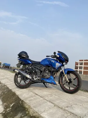 টিভিএস আপাচি আরটিআর ১৬০ টুভি এবিএস ২০১৭ নীল