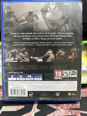 God of War Ps4 Disk Up for Sale