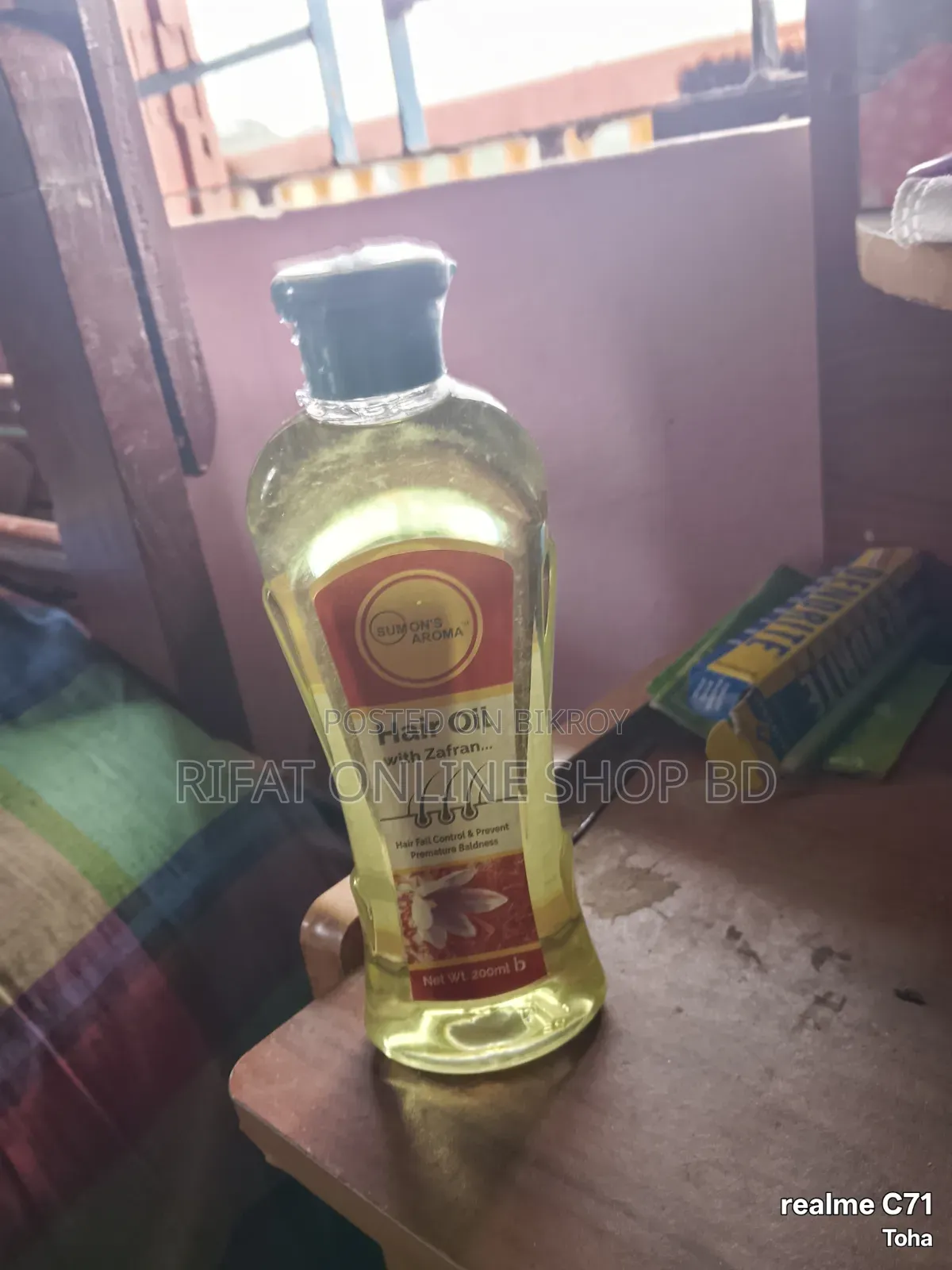 Hair Oil With Zafran
