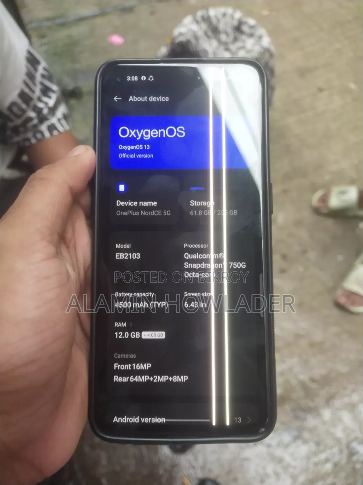 OnePlus Nord CE 5G 256 GB Gray