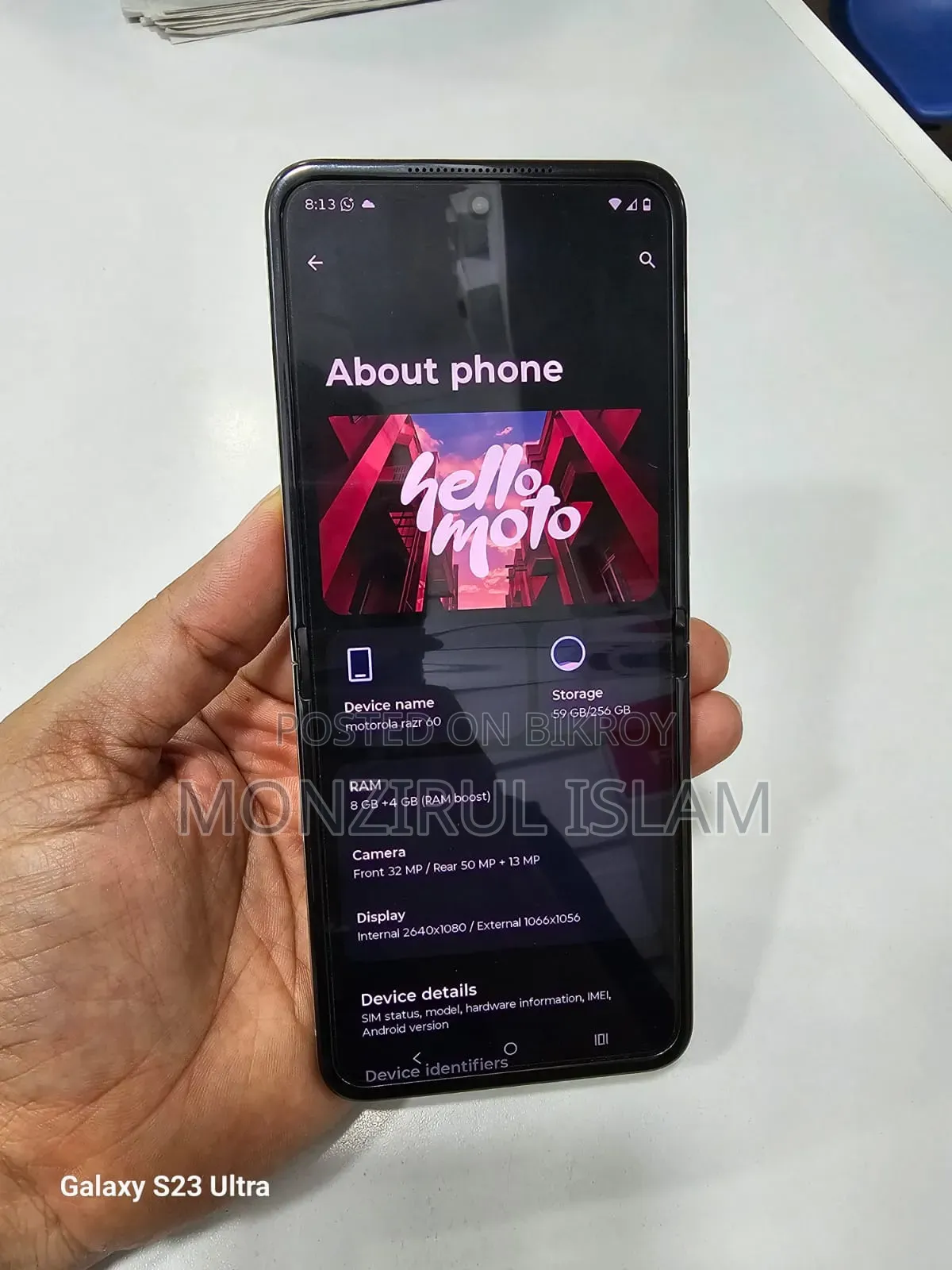 Motorola Razr 60 256 GB White