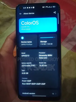 Oppo F19 Pro 128 GB Black