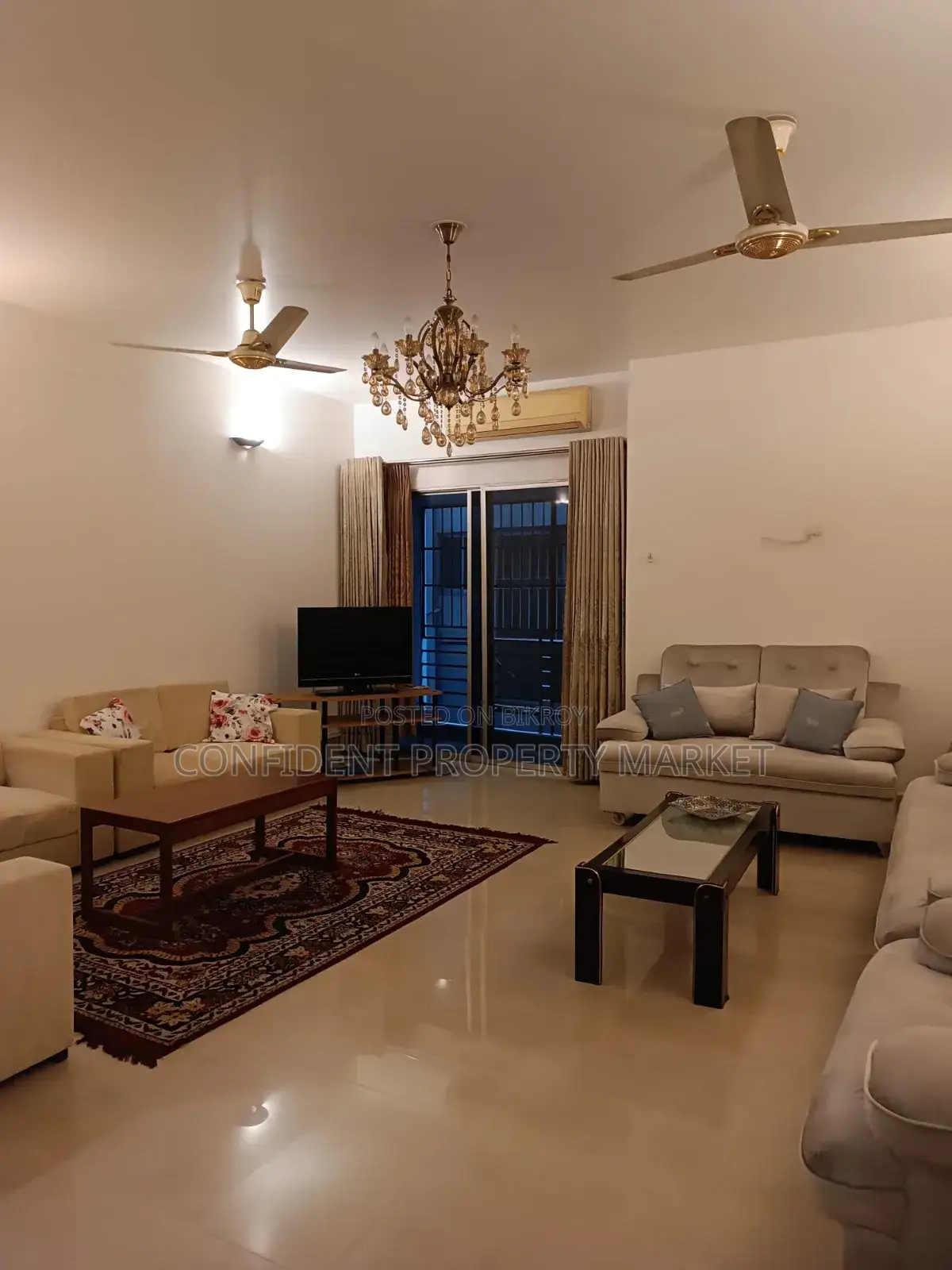 Furnished 3-bedroom Apartment in Baridhara for Rent