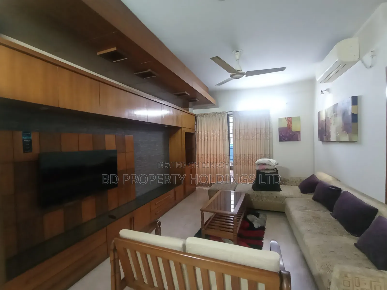 উত্তরায় ফার্নিশড ৩ বেডরুমের অ্যাপার্টমেন্ট ভাড়ার জন্য
