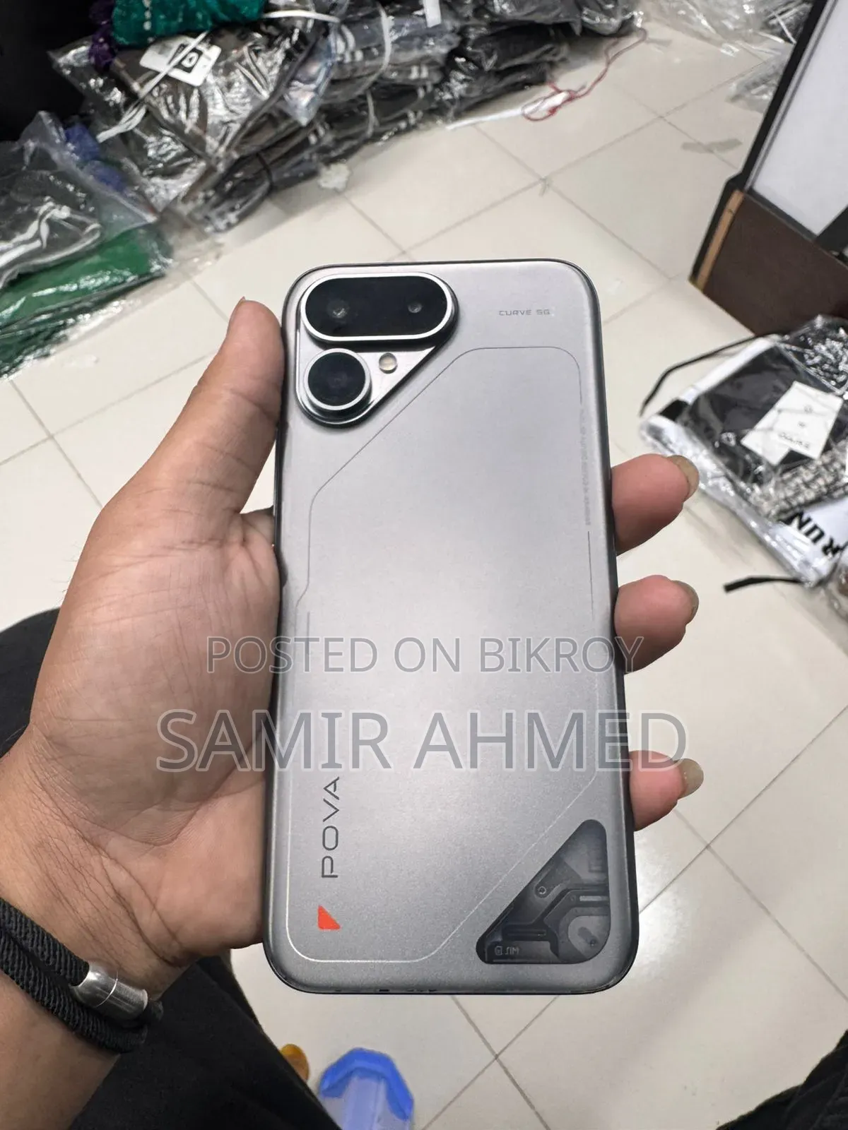 টেকনো পোভা কার্ভ ২ ২৫৬ জিবি সিলভার