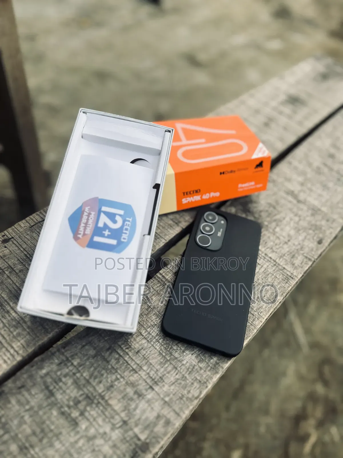 Tecno Spark 40 Pro 128 GB Black