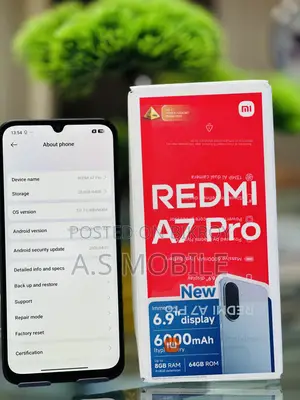 Xiaomi Redmi A7 Pro ৬৪ জিবি ব্ল্যাক