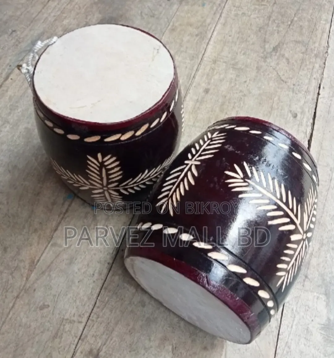 5 Inch+ Lalon Bangla Design Drum-1 Piece