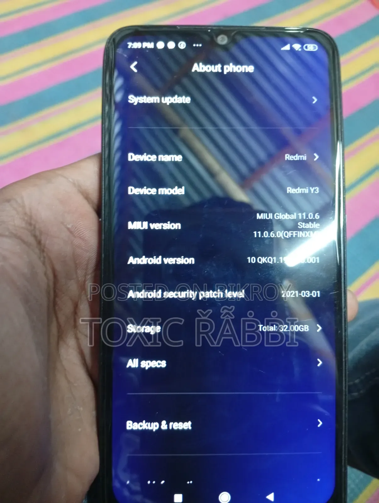 Xiaomi Redmi Y3 32 GB Black