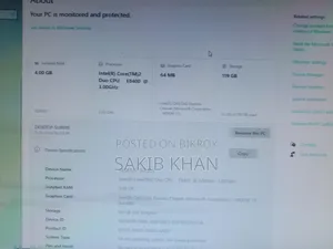 Desktop Computer 4GB Intel Core M2 HDD 60GB