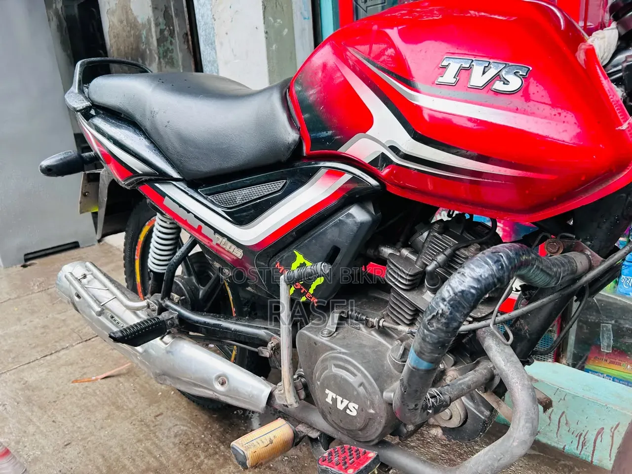 TVS Metro Plus 2018 Red