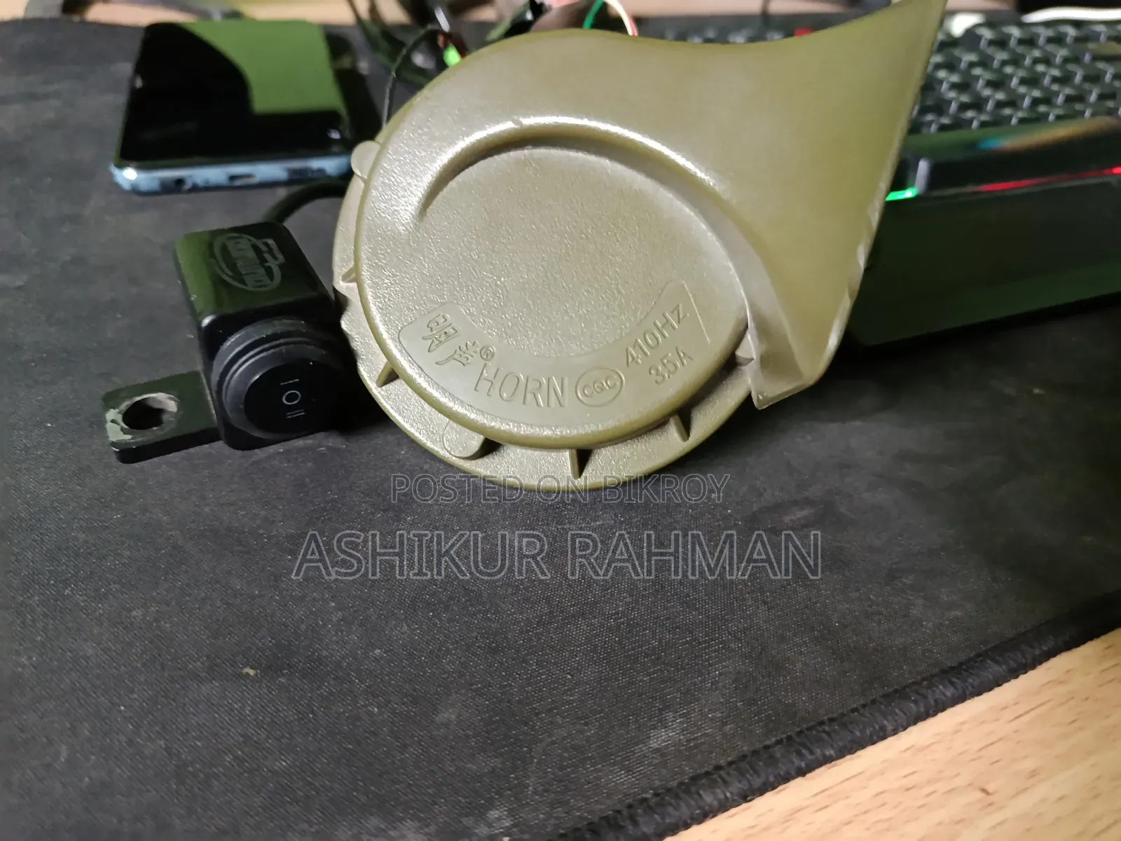 পপ বাইক কার হর্ন এবং ডমিনো সুইচ বিক্রয়ের জন্য