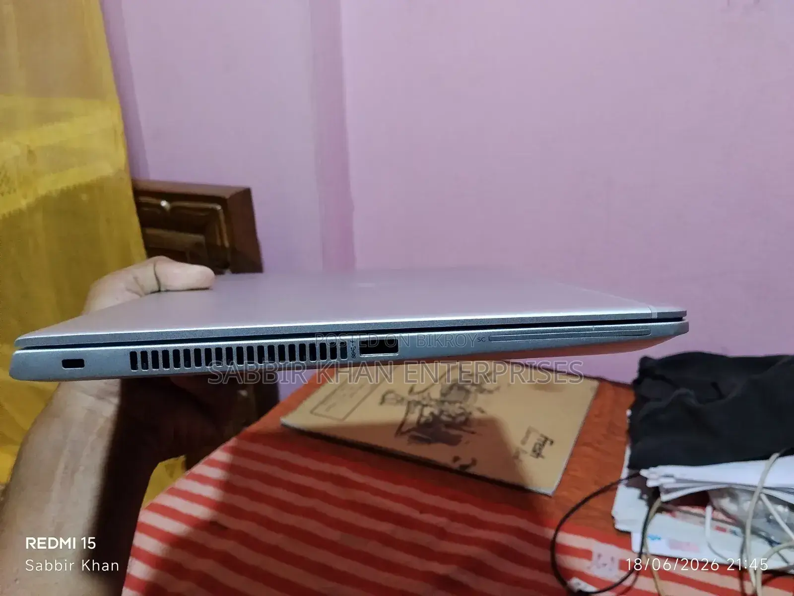 Laptop HP EliteBook 840 G6 8GB Intel Core i5 HDD+SSD 256GB