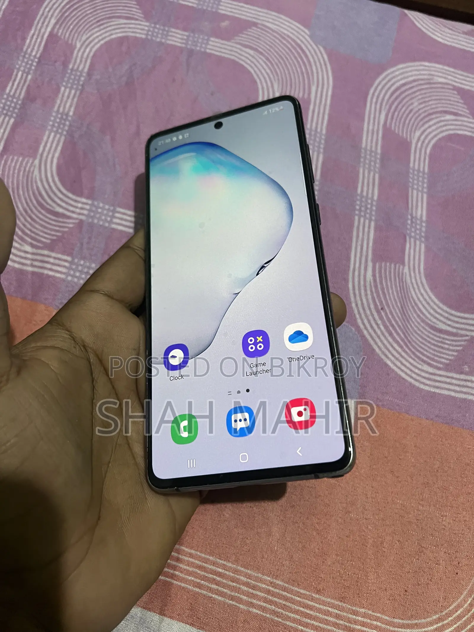 স্যামসাং গ্যালাক্সি নোট ১০ লাইট ১২৮ জিবি ব্ল্যাক
