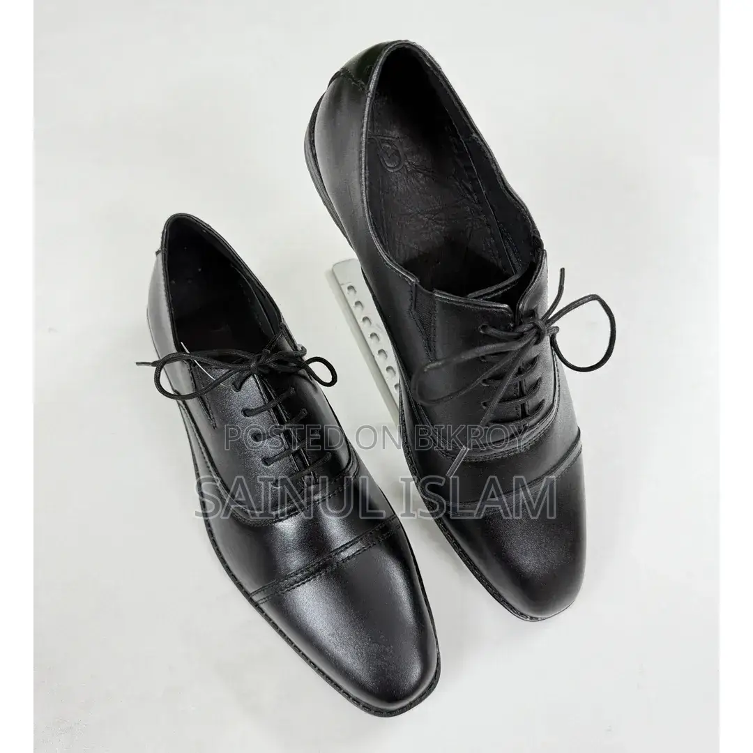 Black shoes for college or office