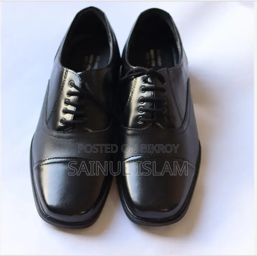 Black shoes for college or office