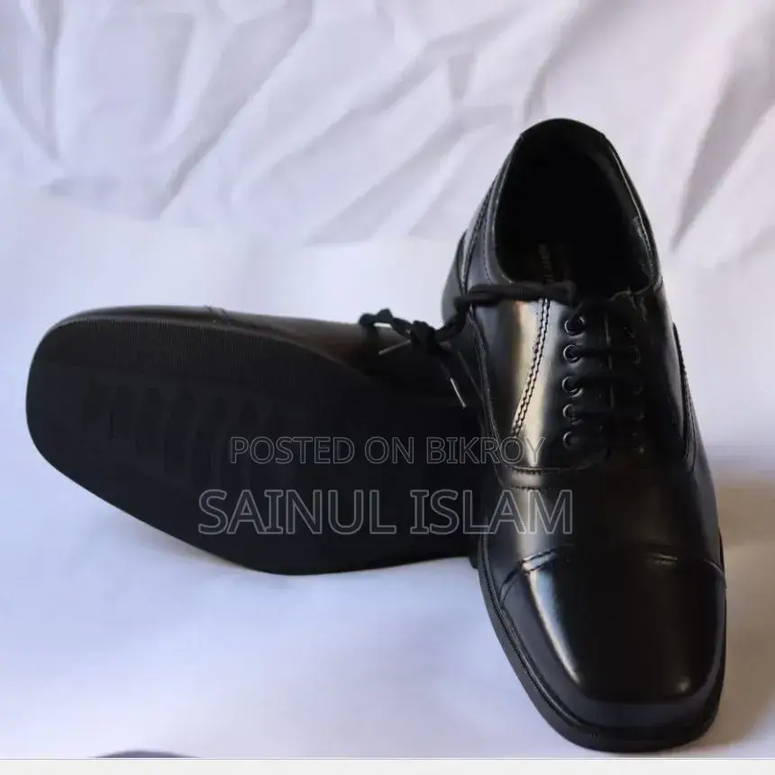 Black shoes for college or office
