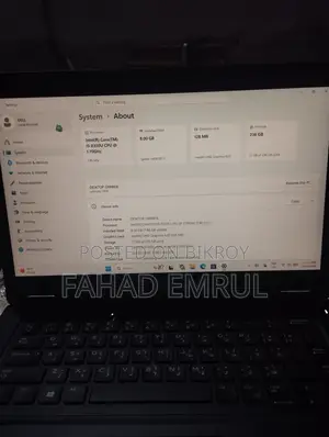 ল্যাপটপ ডেল ল্যাটিটিউড ৫৪০০ ৮জিবি ইন্টেল কোর আই৫ এইচডিডি+এসএসডি ২৫৬জিবি
