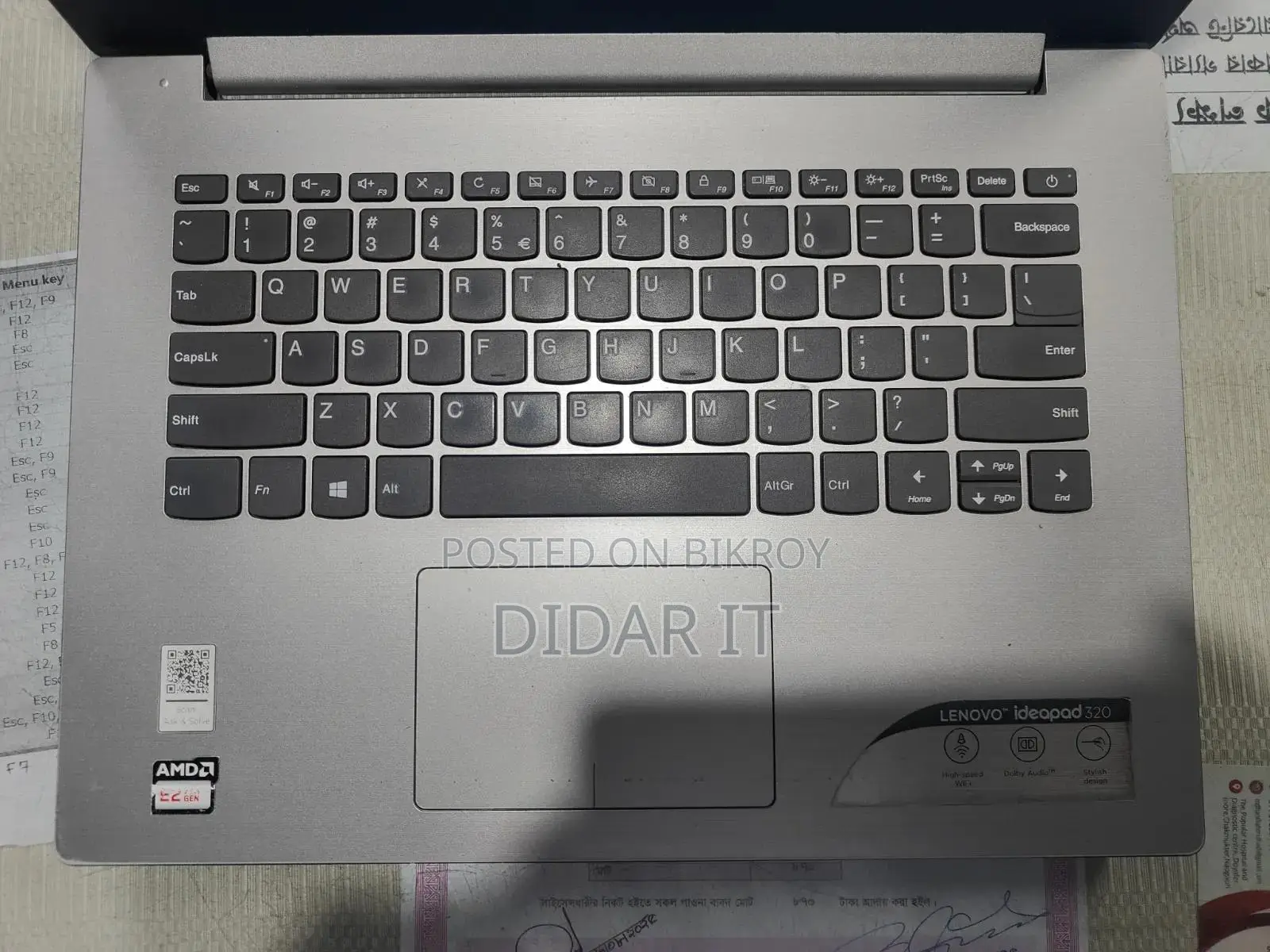 Laptop Lenovo IdeaPad 320 4GB AMD SSD 128GB